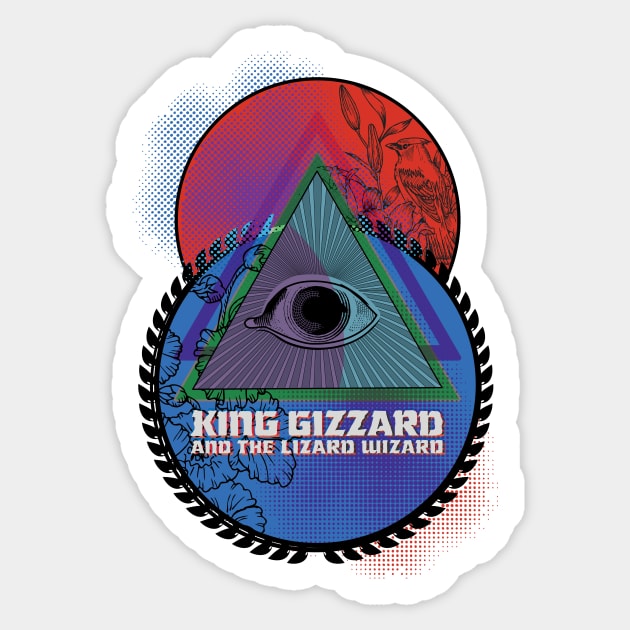 King Gizzard & the Lizard Wizard Sticker by RepubliRock